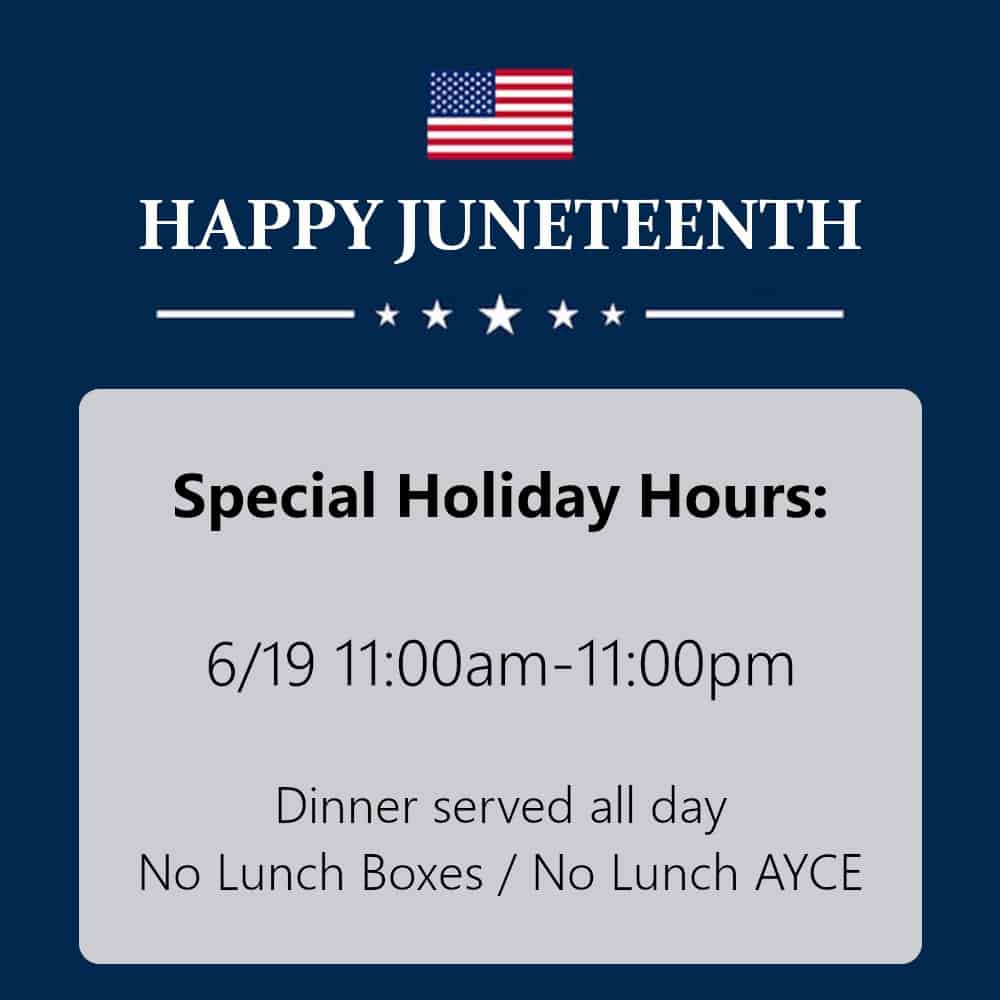 Happy Juneteenth (Weekend)